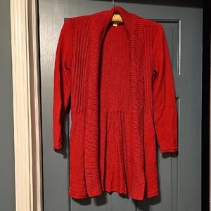 Studio Works Vibrant Red Women's Cardigan